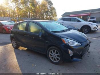  Salvage Toyota Prius c