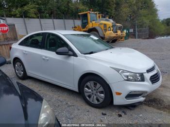  Salvage Chevrolet Cruze