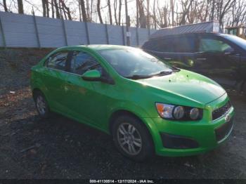  Salvage Chevrolet Sonic