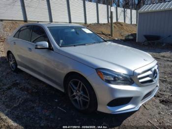  Salvage Mercedes-Benz E-Class