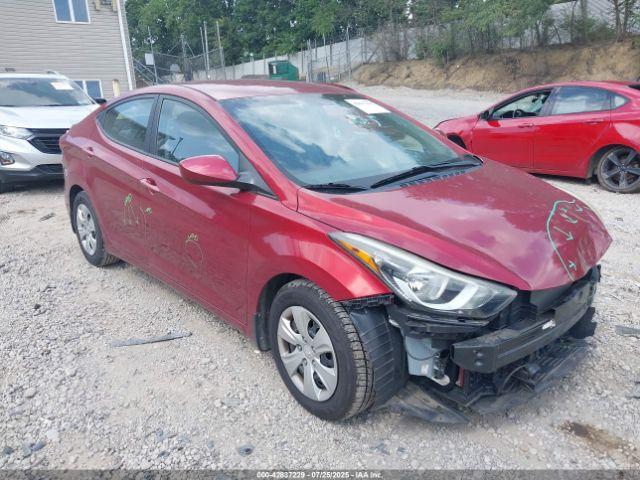  Salvage Hyundai ELANTRA