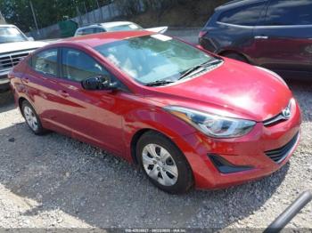  Salvage Hyundai ELANTRA