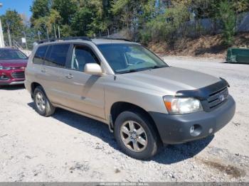  Salvage Toyota Highlander