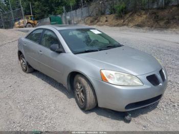  Salvage Pontiac G6