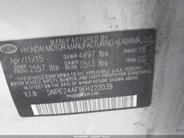 Hyundai SONATA Se Image 11