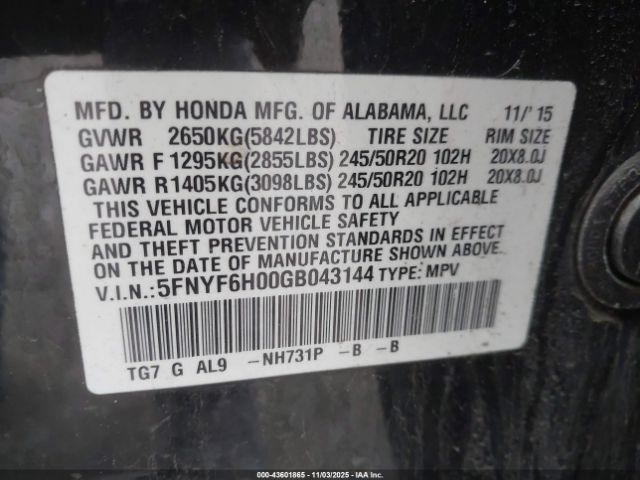 Honda Pilot Elite Image 4