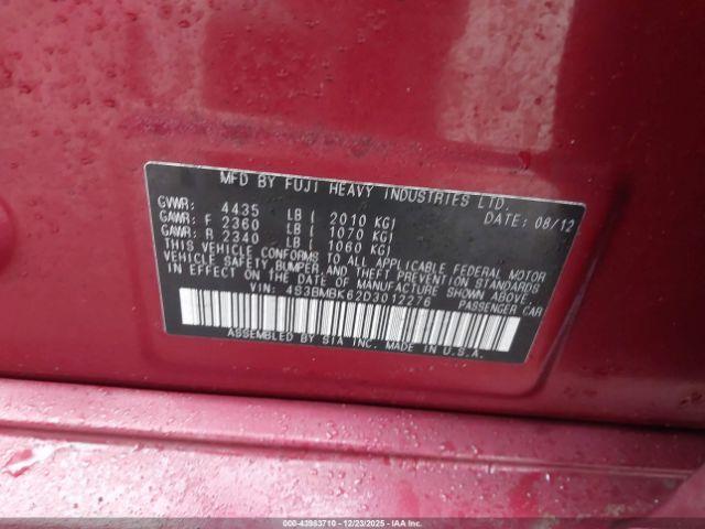 Subaru Legacy 2.5i Limited Image 10