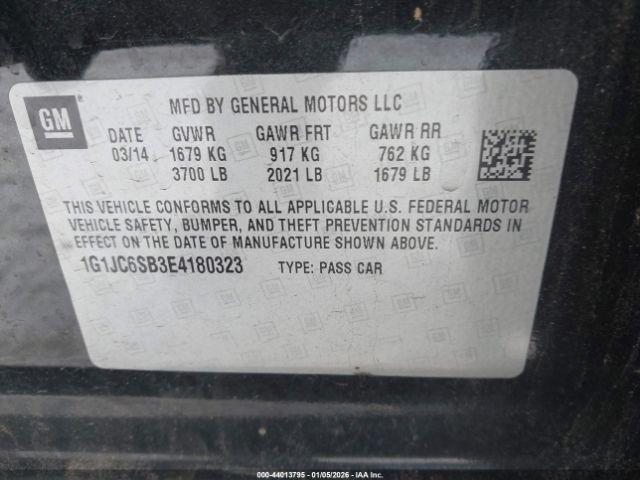 Chevrolet Sonic Lt Auto Image 3