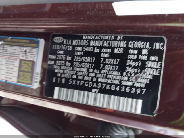 Kia Sorento 2.4l Lx Image 9