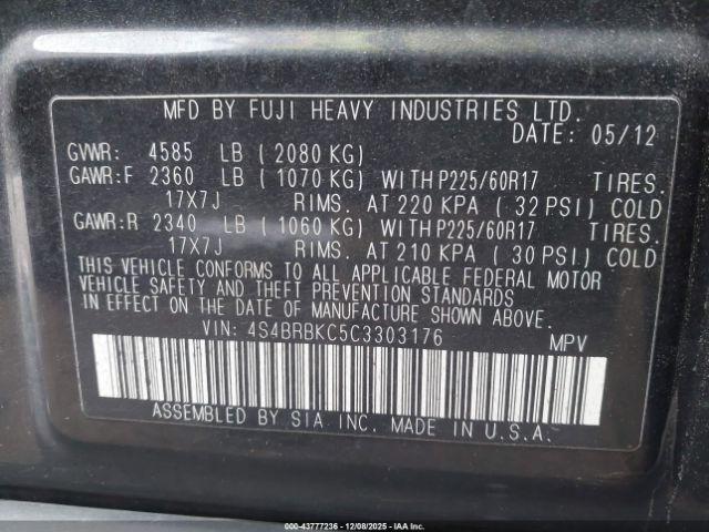 Subaru Outback 2.5i Limited Image 10